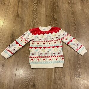 Andy & Evan Winter Llama Sweater